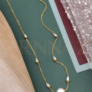 Fashionable White Pearl Fancy Mala Delicate Moti Chain