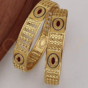 Latest Gold Plated Brass Bangles Designs