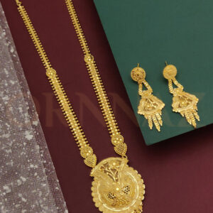 Ethnic Designer 1 Gram Long Haram Set Gold Plated Jewellery Rani Haar