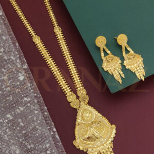 Fancy 1 Gram Gold Plated Long Haram Jewellery for Women