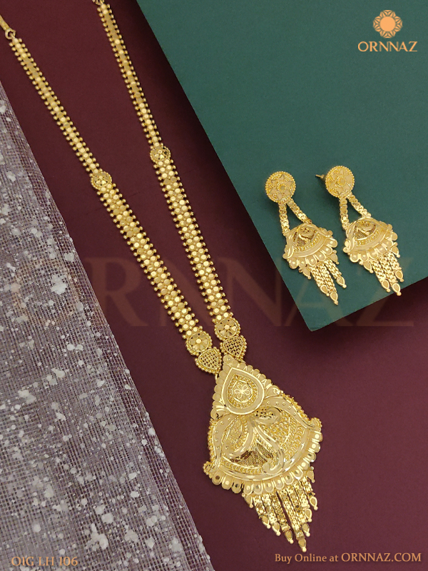 One gram gold hot sale necklace designs online shopping