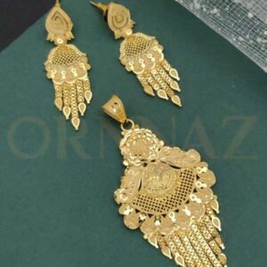 Elegant 1 Gram Gold Plated Pendant Set for Women