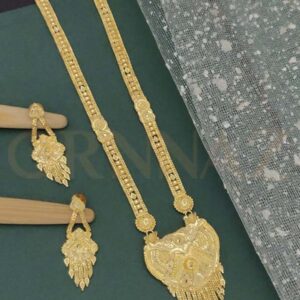 Ethnic Designer 1 Gram Gold Plated Long Haram