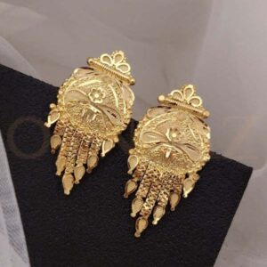Traditional 1 Gram Gold Plated Earrings for Women
