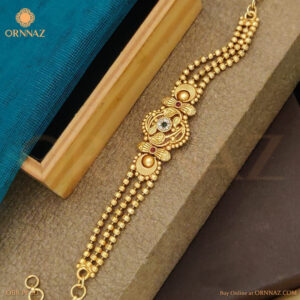 Elegant Triple Layered Antique Rajwadi Bracelet