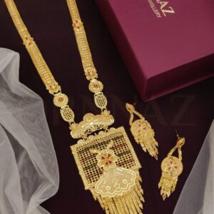 Designer 1 Gram Gold Coating Long Jewellery Set