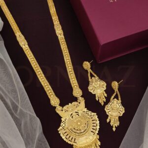 New Designer 1 Gram Gold Plated Long Set