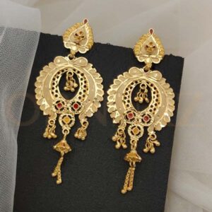 One Gram Gold Plated Chandbali Earring for Woman - O1G CE 107