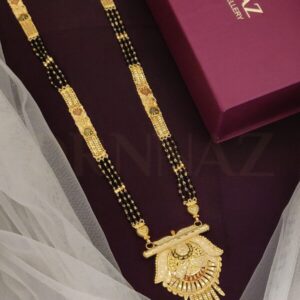 Traditional One Gram Gold Plated Mini Mangalsutra for Woman