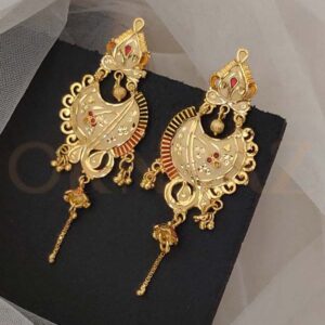 Trending 1 Gram Gold Plated Chandbali Earrings Design for Women - O1G CE 102