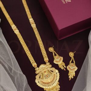 Trendy Half Round Shape 18k Gold Plated Long Set