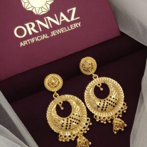 Premium Gold Shine Chandbali Earrings